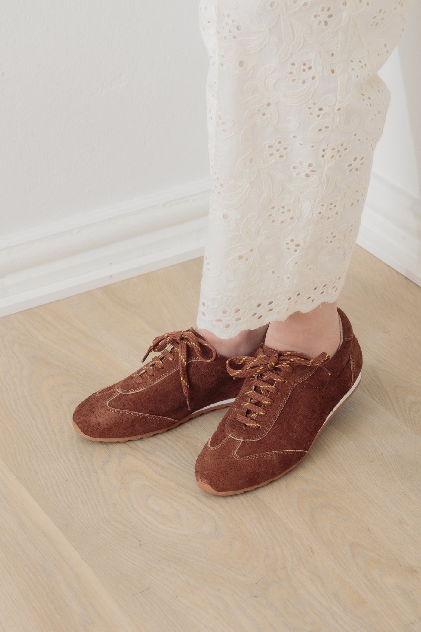 Penny sneaker suede brown
