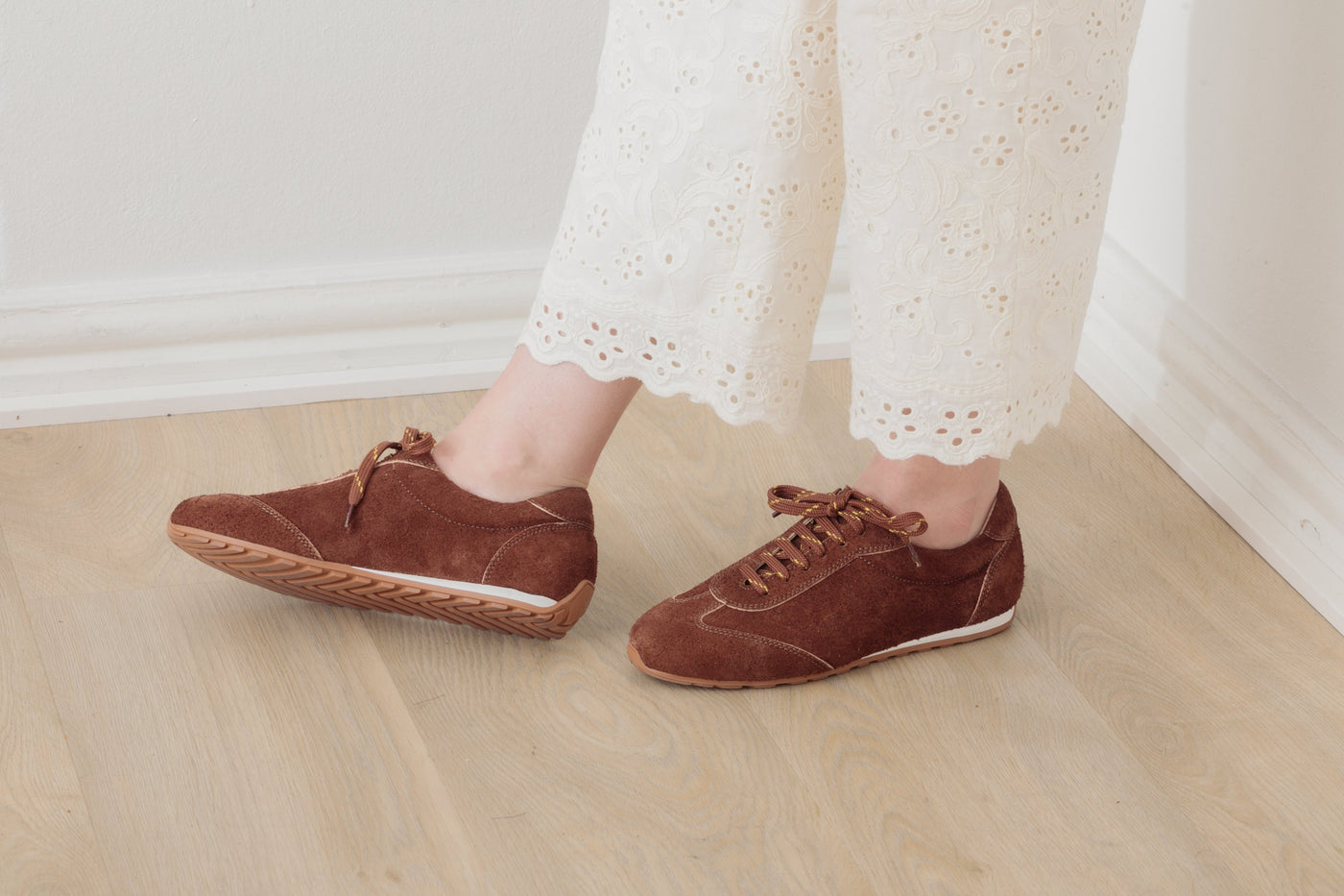 Penny sneaker suede brown