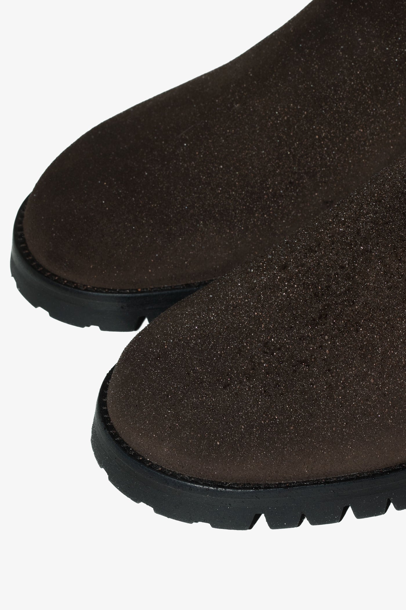 Men Chelsea Vibram Boot Suede Castano Marrow