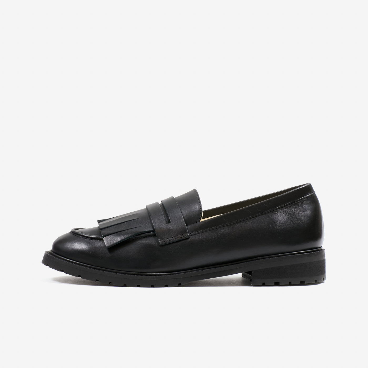 Kayce rubber loafer black