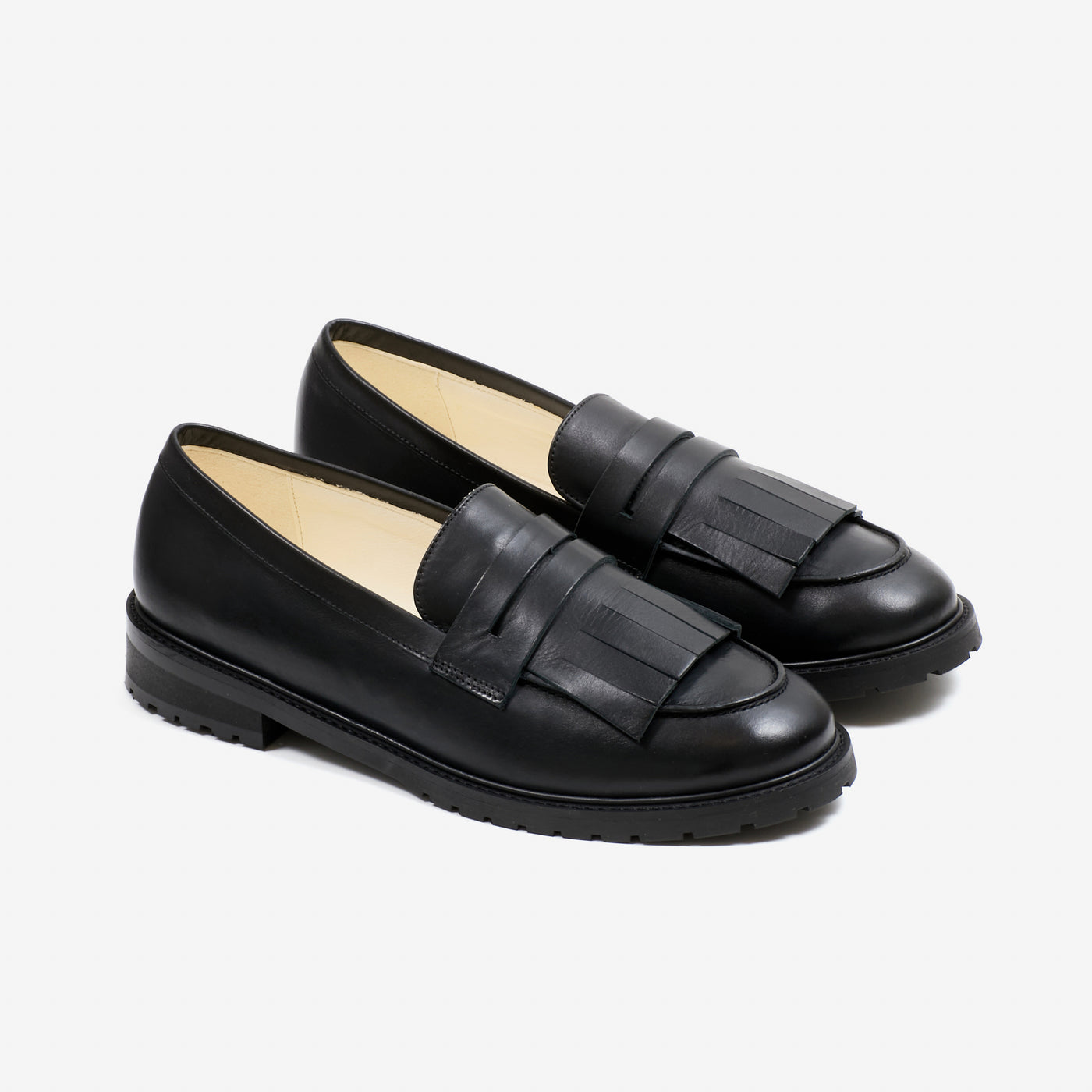 Kayce rubber loafer black